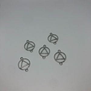 Alcoholics Anonymous charms for jewelry making